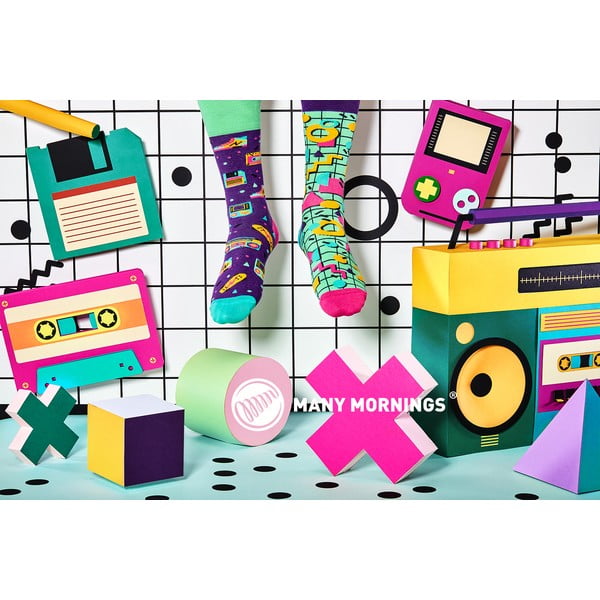 Zeķes Many Mornings Back to the 90s, 39-42 izmērs-image-1