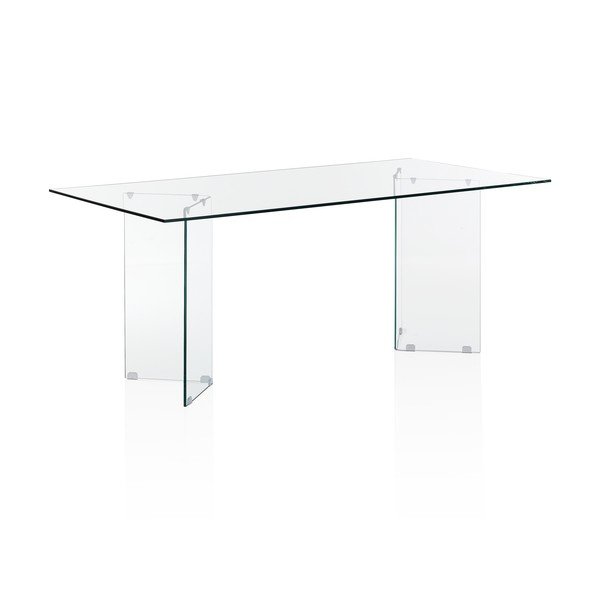 Stikla ēdamgalds 90x180 cm Kaya – Tomasucci