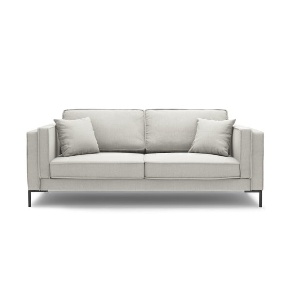 Bēšs divvietīgs dīvāns Milo Casa Attilio, 160 cm