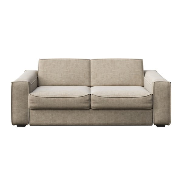 Krēmkrāsas izvelkamais dīvāns MESONICA Munro, 224 cm