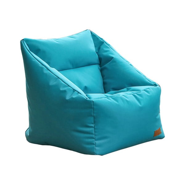 Gaiši zila dīvānu soma Evergreen House Charming