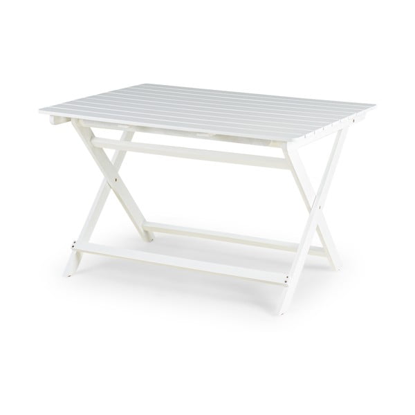 Balts dārza galds no akācijas koka Bonami Essentials Natur, 114 x 88 cm-image-2