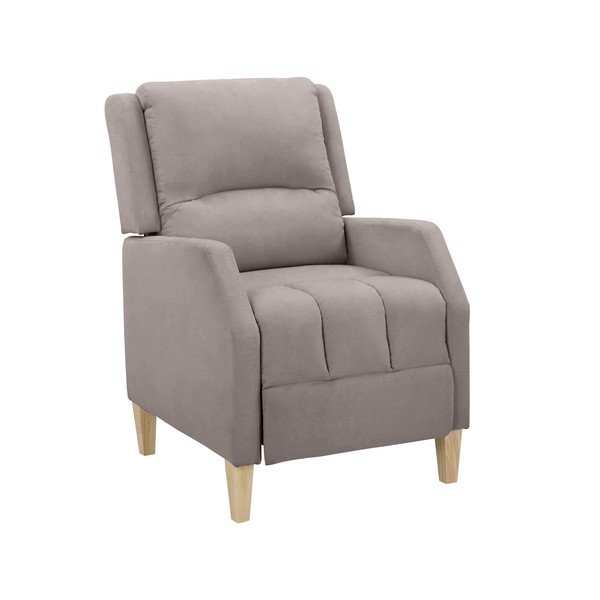 Pelēks relaksējošs atpūtas krēsls Dina – Støraa