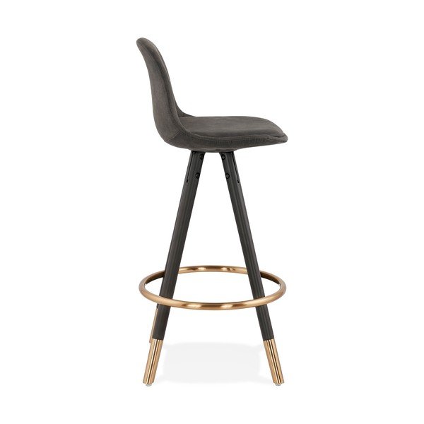 Pelēks bāra krēsls Kokoon Bruce Mini, sēdekļa augstums 65 cm-image-2