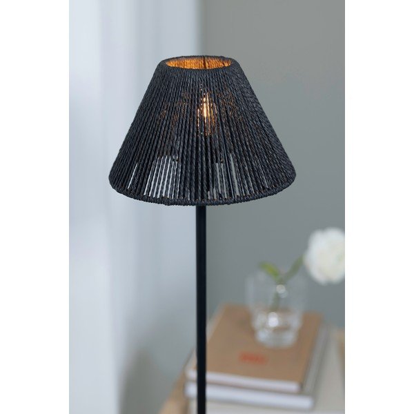 Melna stāvlampa Corda – Markslöjd-image-2