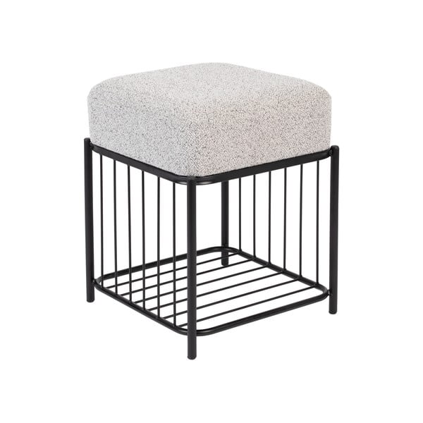 Gaiši pelēks pufs Milou – White Label-image-2