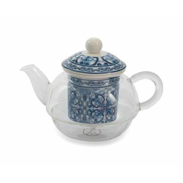 Tējkanna ar porcelāna sietiņu lapu tējai Villa d'Este Marocco