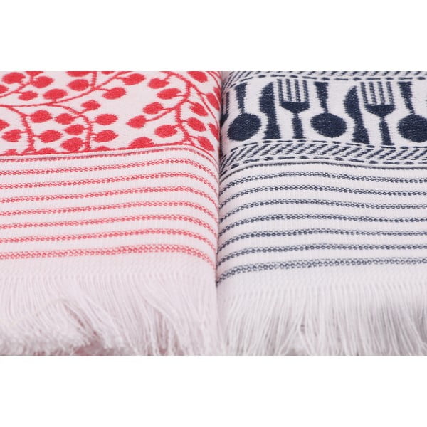 Kokvilnas trauku dvieļi (6 gab.) 40x60 cm Pecete – Foutastic-image-4