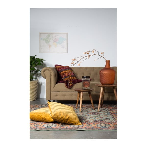 Sarkans/oranžs spilvens Dutchbone Ottava, 45 x 45 cm-image-4