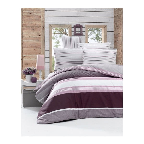 Violets ranforce kokvilnas vienvietīga gultas pārklājs Savoy, 140 x 200 cm