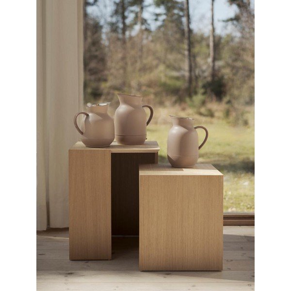 Persiku oranžs plastmasas termosa kanna 1 l Amphora – Stelton-image-1