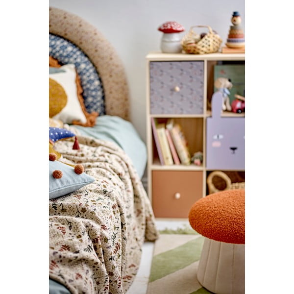 Dabīga toņa paulonijas masīvkoka bērnu grāmatu plaukts 55x89,5 cm Calle – Bloomingville Mini-image-4