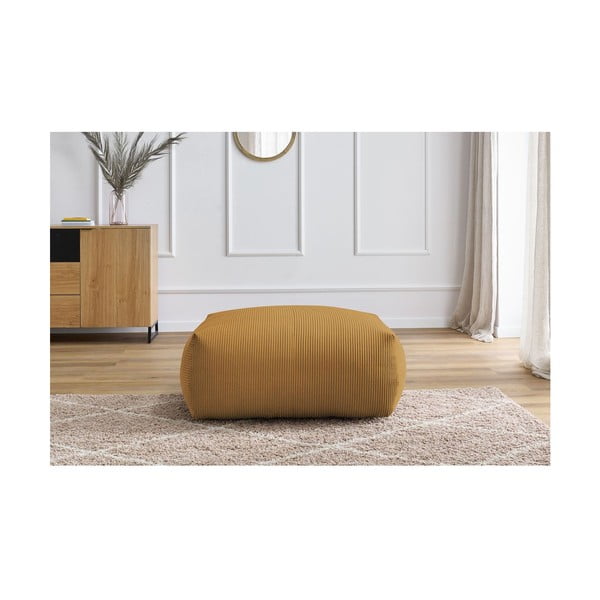 Dzeltens velveta kāju soliņš Voltaire – Bobochic Paris-image-1