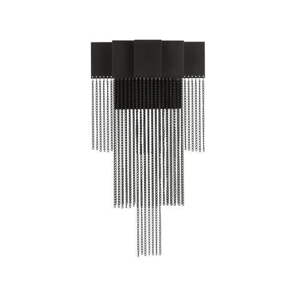 Matēti melna tērauda LED sienas lampa ar regulējamu spilgtumu Revια – Nova Luce