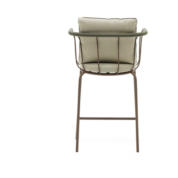 Gaiši zaļš dārza bāra krēsls Salguer – Kave Home-image-4