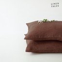 Lina spilvendrāna 50x70 cm Chocolate – Linen Tales