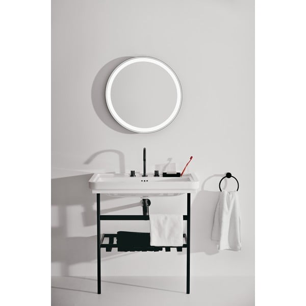 Melns metāla statīvs zem izlietnes 56x82 cm Conca – Ideal Standard-image-3