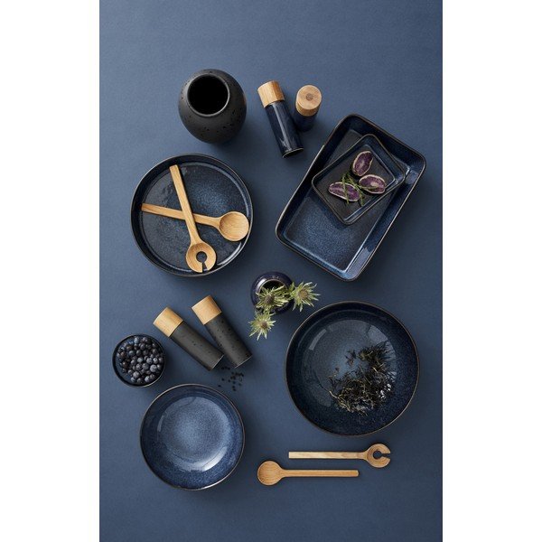 Tumši zilas keramikas piparu un sāls dzirnaviņas (2 gab.) Gastro Blue – Bitz-image-1