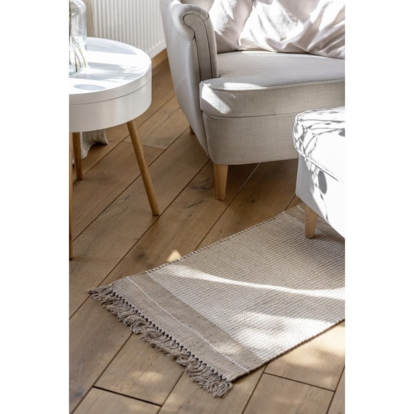 Bēšs džutas vannas istabas paklājs Wenko Pica, 50 x 80 cm-image-1