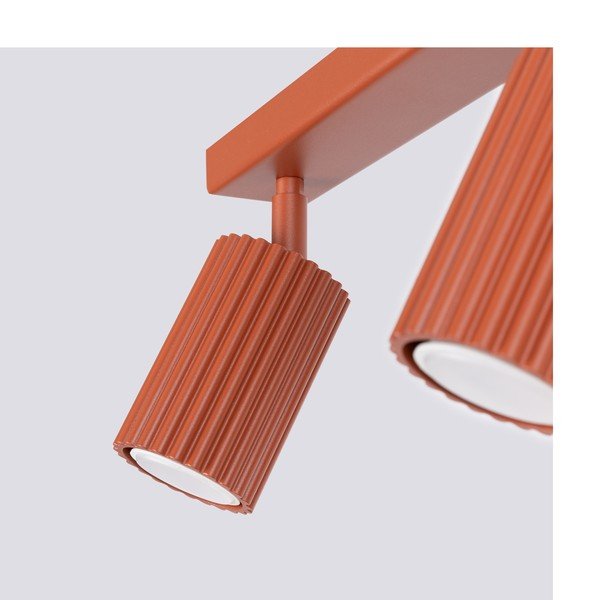 Ķieģeļu sarkana prožektora tipa lampa 6,5x45 cm Gleam – Sollux-image-1