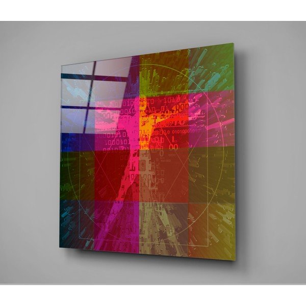 Stikla glezna "Insigne Da Vinči līnijas", 100 x 100 cm-image-3