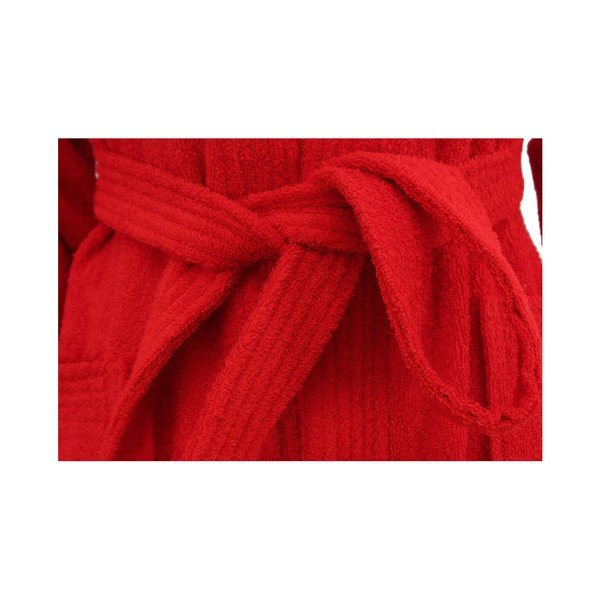 Sarkans sieviešu halāts Smart, izmērs S/M-image-2