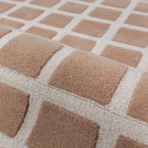Rozā ar rokām darināts vilnas paklājs 160x230 cm Renga Wool – Flair Rugs-image-3