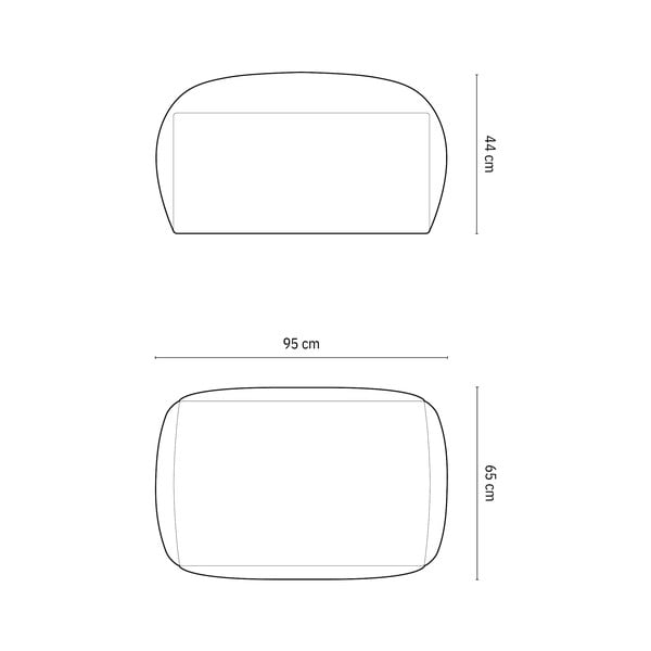 Zaļš samta modulārais kāju soliņš Martina – Micadoni -image-4