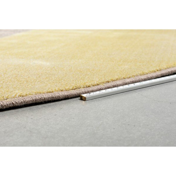 Dzeltens/pelēks paklājs Zuiver Hilton paklāj, ø 240 cm-image-2