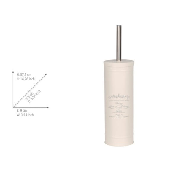 Krēmkrāsas tērauda tualetes birste Home – Wenko-image-2