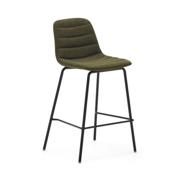 Tumši zaļi bāra krēsli (2 gab.) 92,5 cm Zunilda – Kave Home