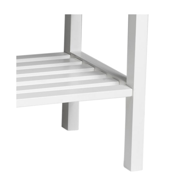 Balts bērza masīvkoka apavu plaukts Confetti – Rowico-image-1