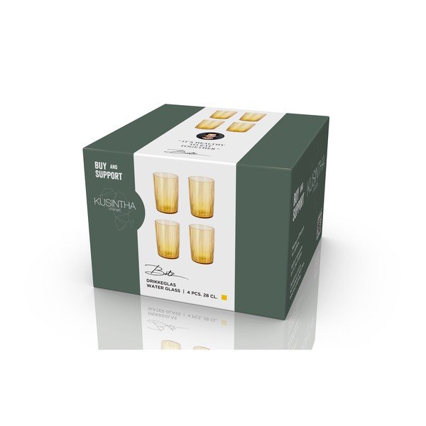 Glāzes (4 gab.) 280 ml Kusintha – Bitz-image-3