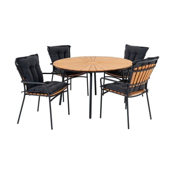 Dabīga toņa dārza pusdienu komplekts 4 personām Cleveland – House Nordic-image-2