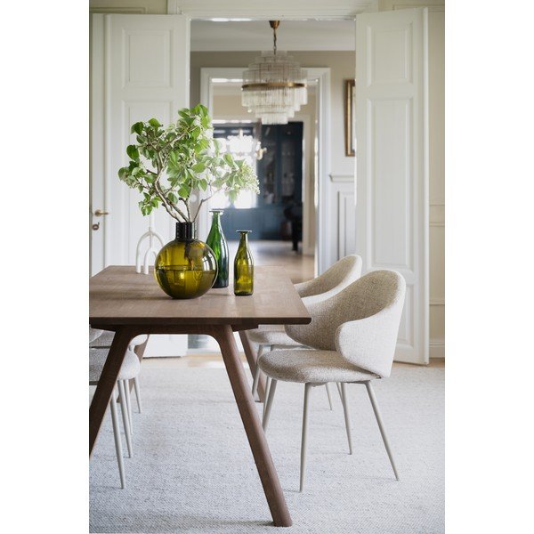 Ozola masīvkoka izvelkams ēdamgalds 95x220 cm Clapperton – Rowico-image-3