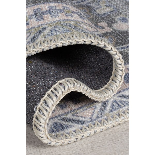 Zaļš mazgājams celiņa paklājs no pārstrādātu šķiedru maisījuma 60x230 cm Windsor – Flair Rugs-image-2