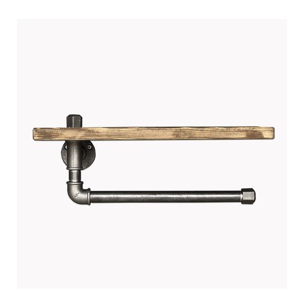 Koka plaukts ar turētāju Raffio Pipe-image-3