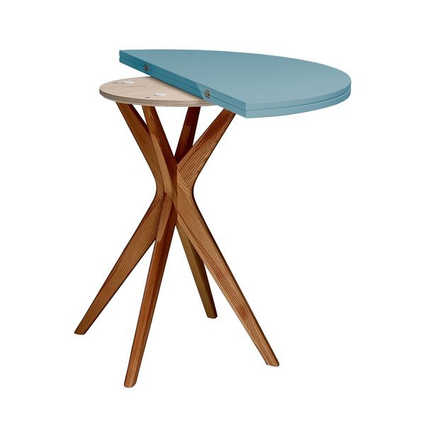 Apaļš izvelkams ēdamgalds 45x90 cm Jubi – Ragaba-image-3