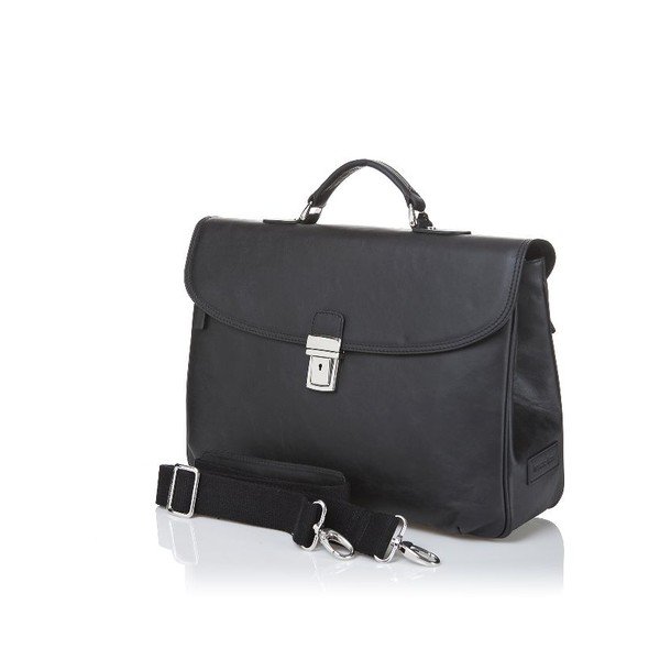 Vīriešu soma Ferruccio Laconi 003 Black Black-image-2