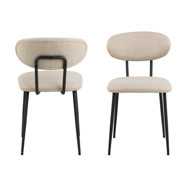 Krēmkrāsas pusdienu krēsli (2 gab.) Denise – Actona-image-4