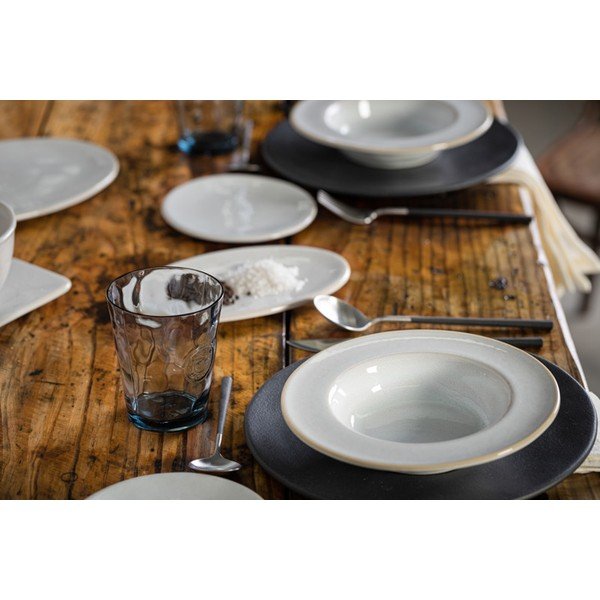 Balts keramikas dziļais šķīvis ar apmali Costa Nova Roda, ⌀ 22 cm-image-1