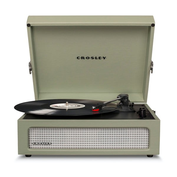 Zaļš plašu atskaņotājs Crosley Voyager Sage-image-3
