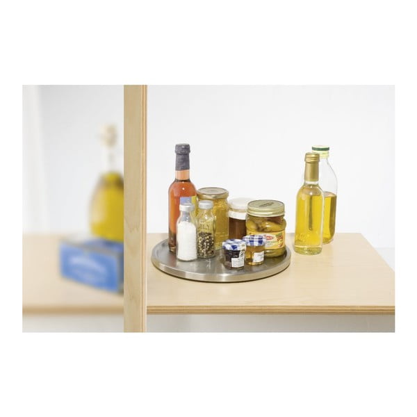 Wenko Turn Uno nerūsējošā tērauda pagrieziena galds, ø 26,5 cm-image-4