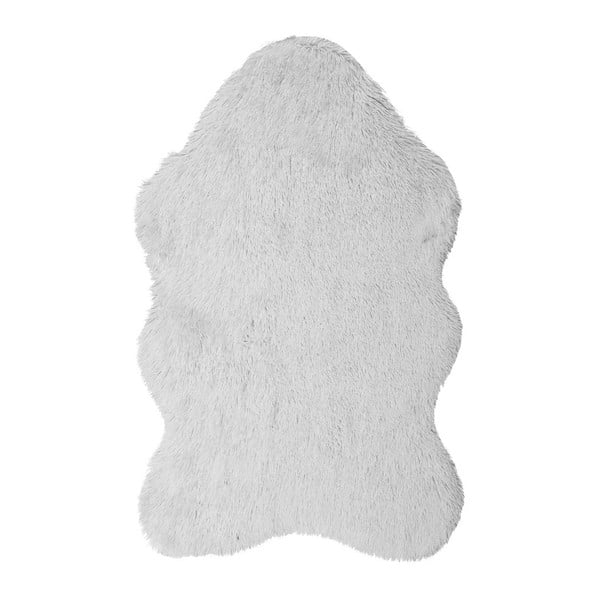 Balts kažokādas paklājs Ranto Soft Bear, 70 x 150 cm