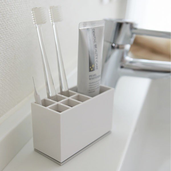 Balts zobu birstes turētājs YAMAZAKI Mist-image-3