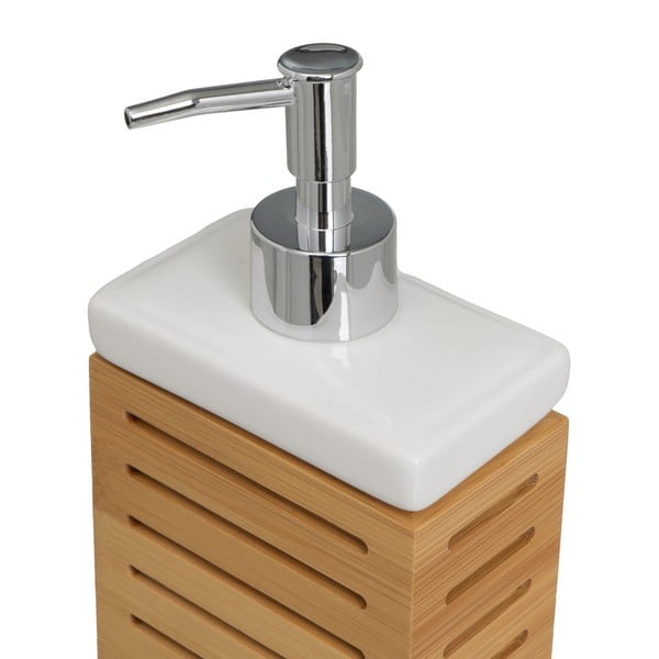 Dabīga toņa bambusa vannas istabas piederumu komplekts – Casa Selección-image-3