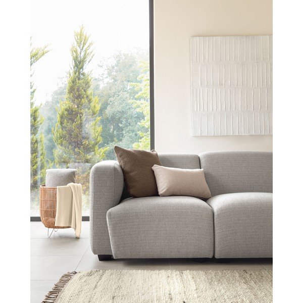 Spilvendrāna no šenila 30x50 cm Galene – Kave Home-image-1