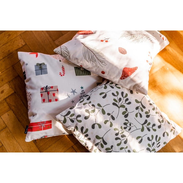 Spilvendrānas ar Ziemassvētku motīvu (4 gab.) 45x45 cm Santa – Butter Kings-image-4