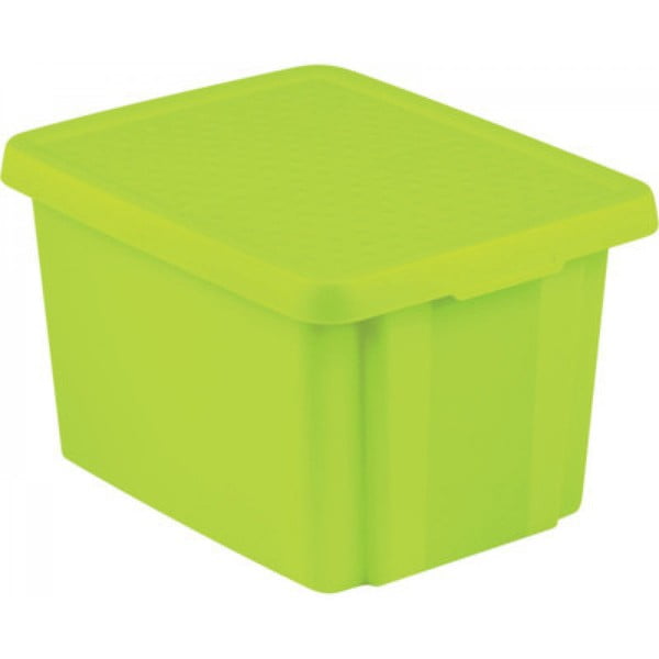 Plastmasas uzglabāšanas kaste ar vāku Essentials – Curver