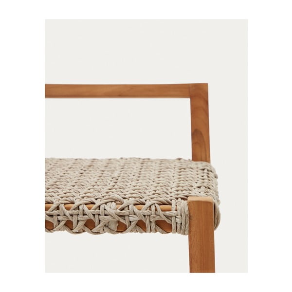 Dabīga toņa masīvkoka dārza bāra krēsls Giverola – Kave Home-image-4